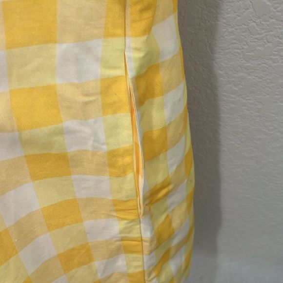 FARM RIO (by Anthropologie) Gingham Colorblock Contrast Romper, Size S - Picture 11 of 13